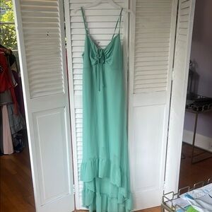 Elegant Green Maxi Dress